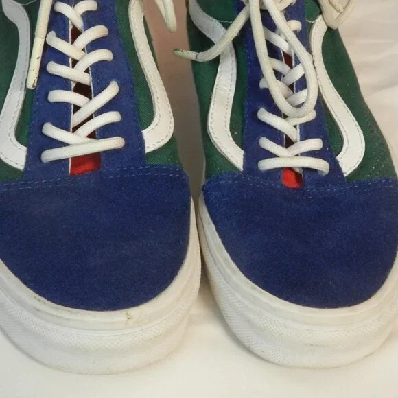 Vans Unisex Multicolored Low Top Classic Lace Up Suede Shoes Size 6M/7.5W - Picture 2 of 8